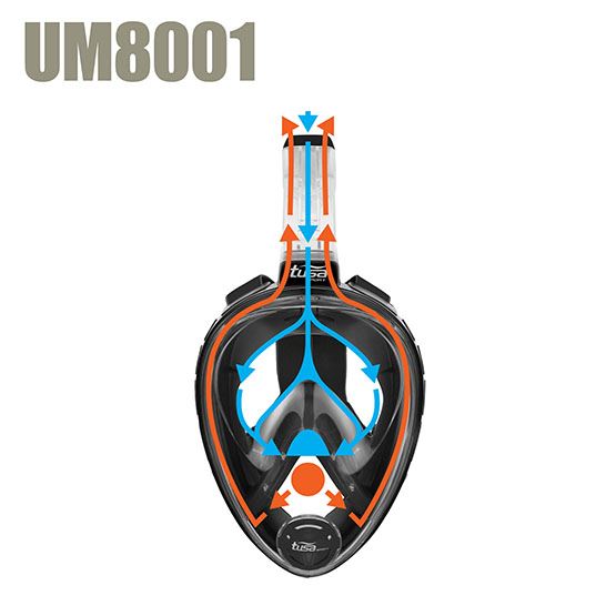 fface tusa4 tusa full face snorkeling mask