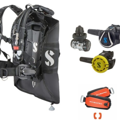 scubapro hydros pro 2 bcd/mk 11 evo c370/r105 octo dive package