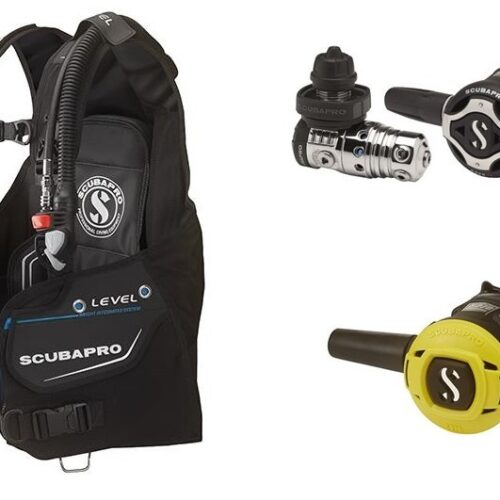 scubapro level bcd/mk 25 evo din 300/sti/s240 package