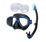 tusa ceos pro hyperdry elite ii snorkel with guage reader corrective reading lenses