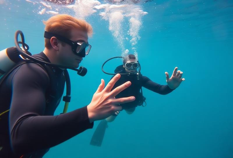 Professional dive instructor